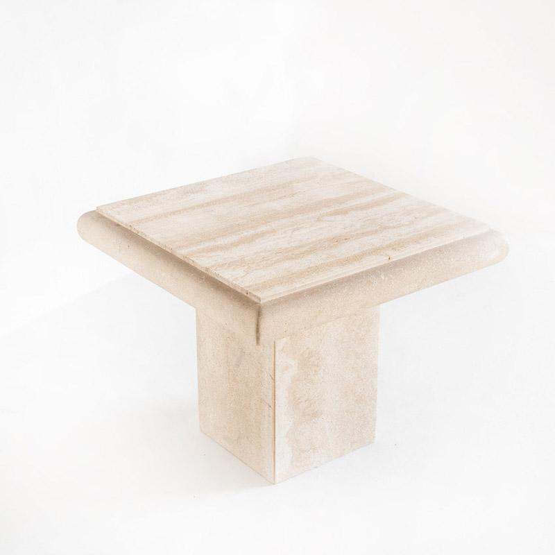 Mesa Baja Auxiliar Vintage Marmol Travertino Italia A os 80 mesa-baja-auxiliar-vintage-marmol-travertino-italia-a-os-80
